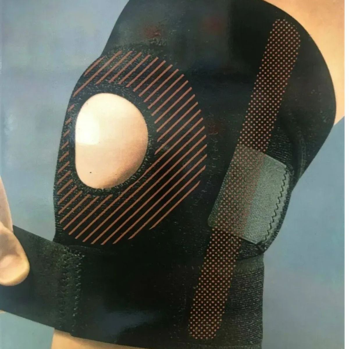 GENERICO - Pack 2 Rodillera Meniscos. Soporte Rótula Triple Banda Sujec 551