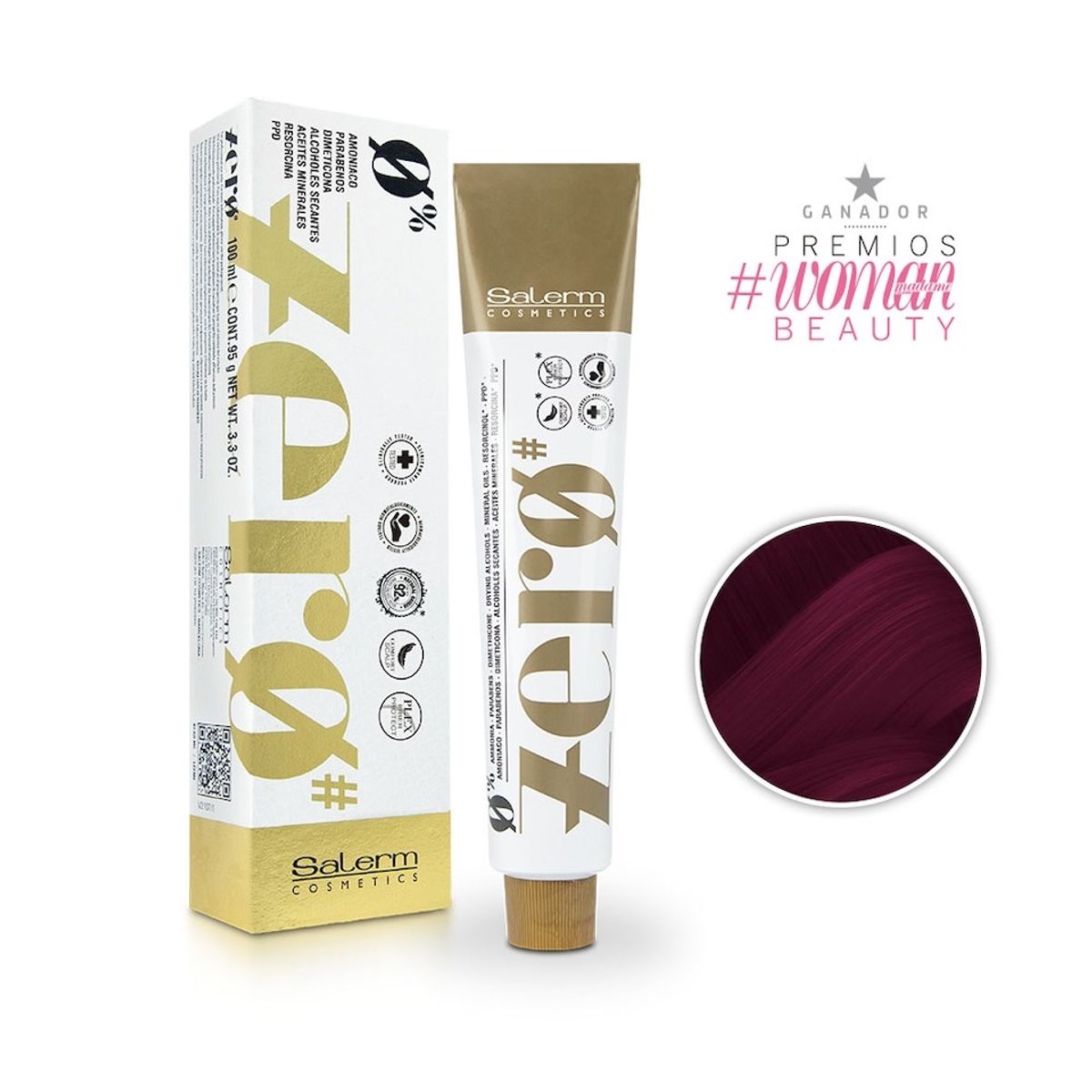 SALERM - SALERM Tintura Zero Sin Amoniaco 7,9 Rubio violeta