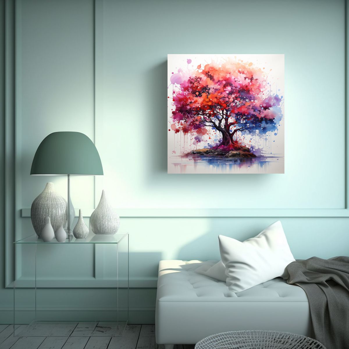 GENERICO - Arte De Pared Decorativo Equilibrio Visual 60x60 Cm