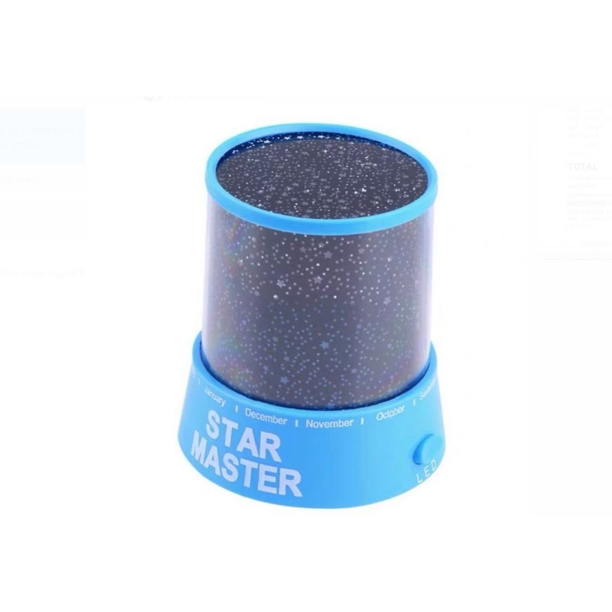 GENERICO - Lámpara Proyector LED Estrellas Luz Nocturna Decorativa