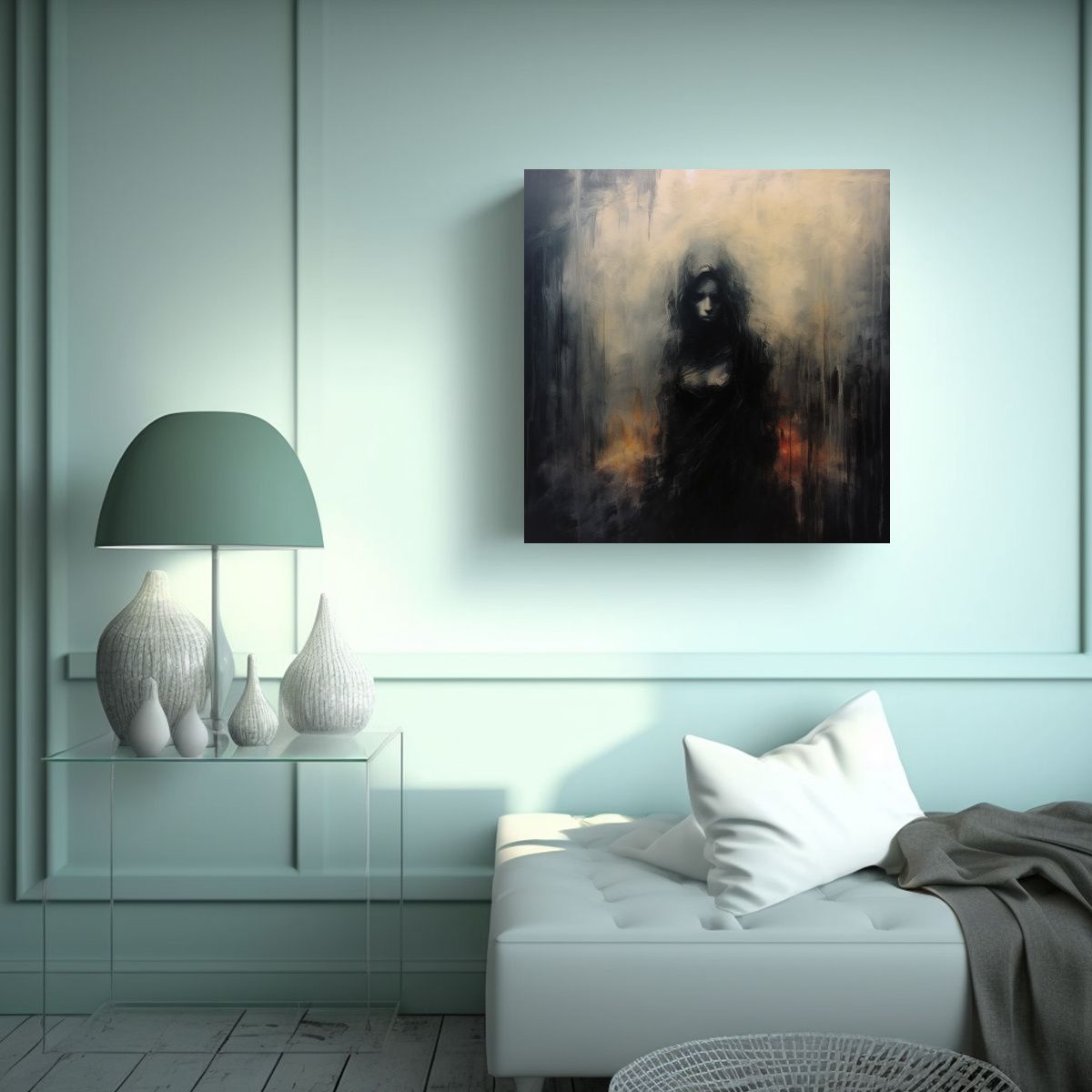 GENERICO - Lienzo De Tela Con Diseño Detallado La 60x60 Cm