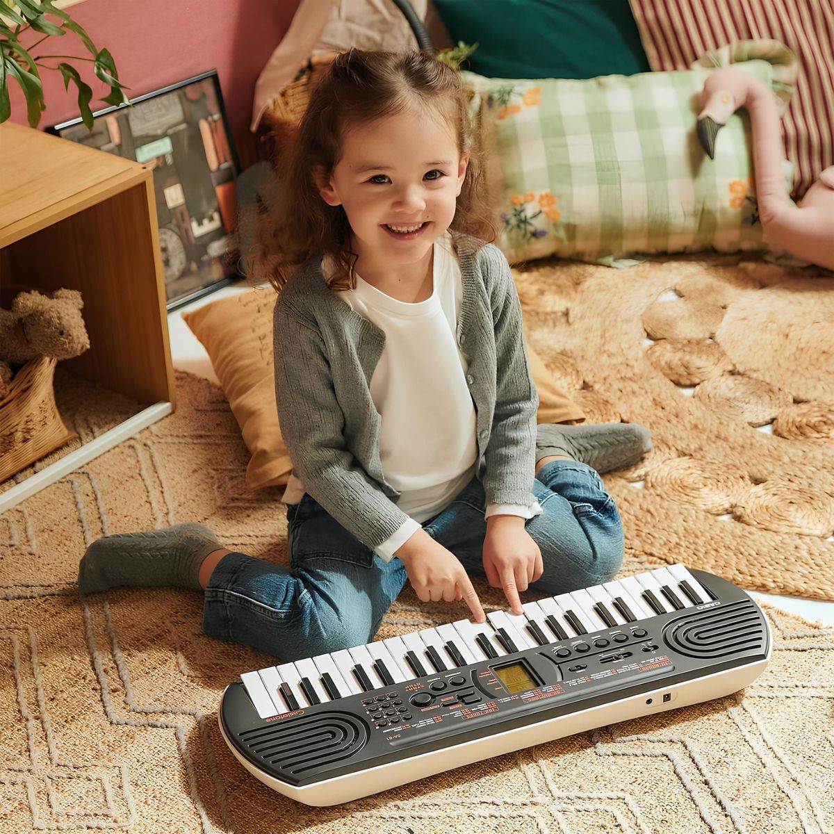 CASIO - Teclado Piano SA-81 Negro - Negro