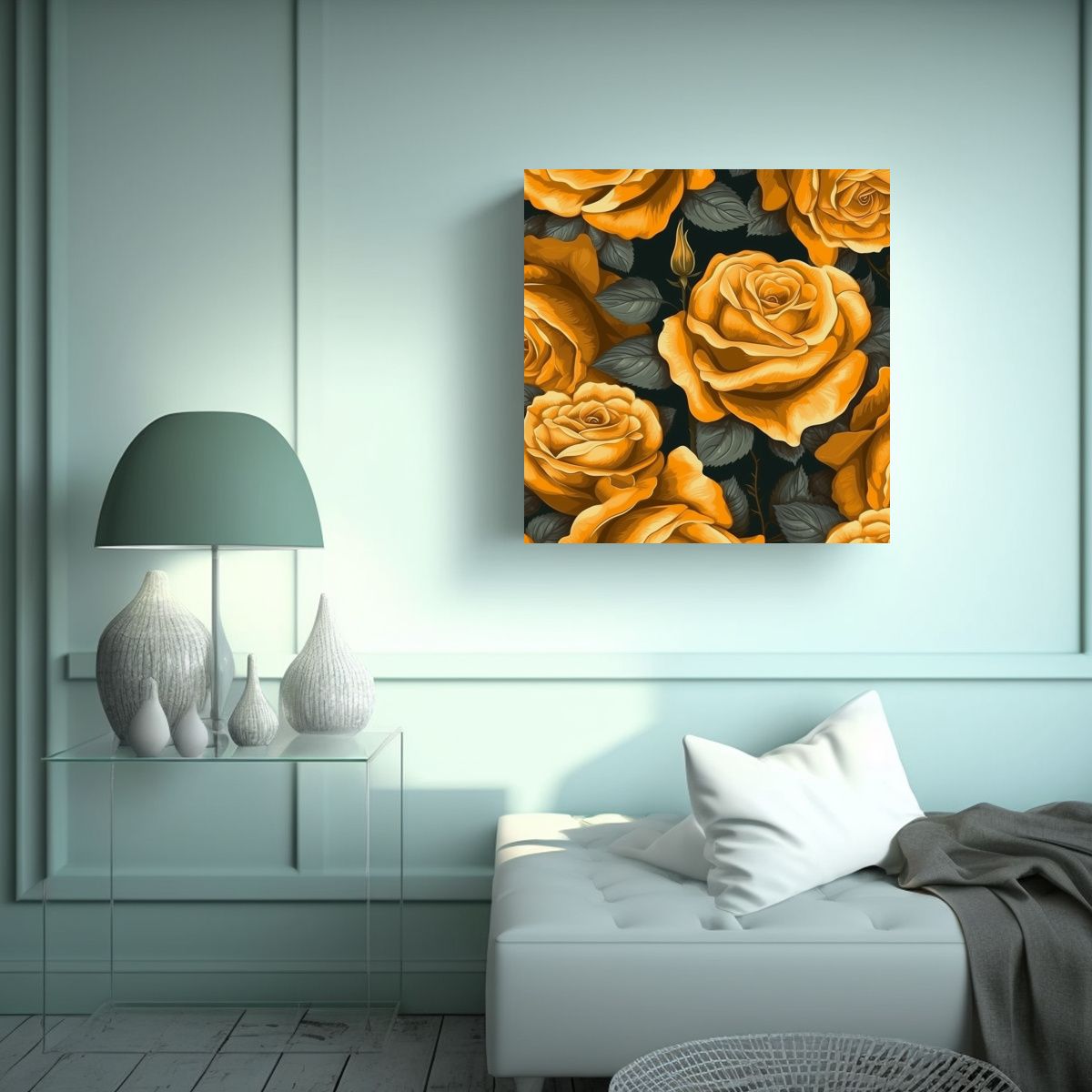 GENERICO - Patrón Textura Abstracto Surrealista Estilo Pop 60x60 Cm