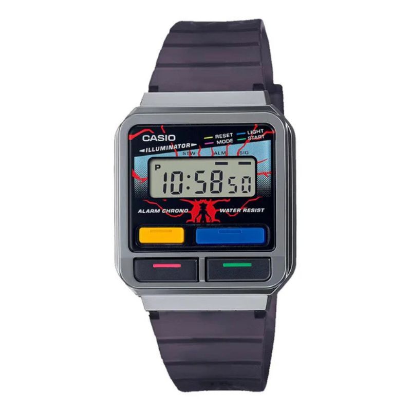 CASIO - Reloj Casio Unisex A120WEST-1A Stranger Things Ed Limitada