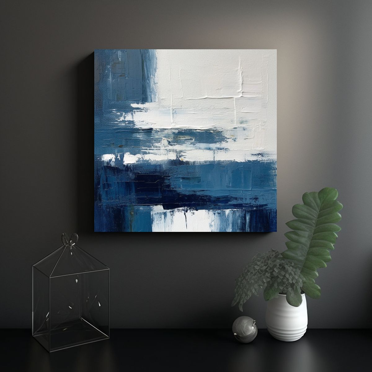 GENERICO - Cuadro Minimalista Meditación Del Color Y La 60x60 Cm.