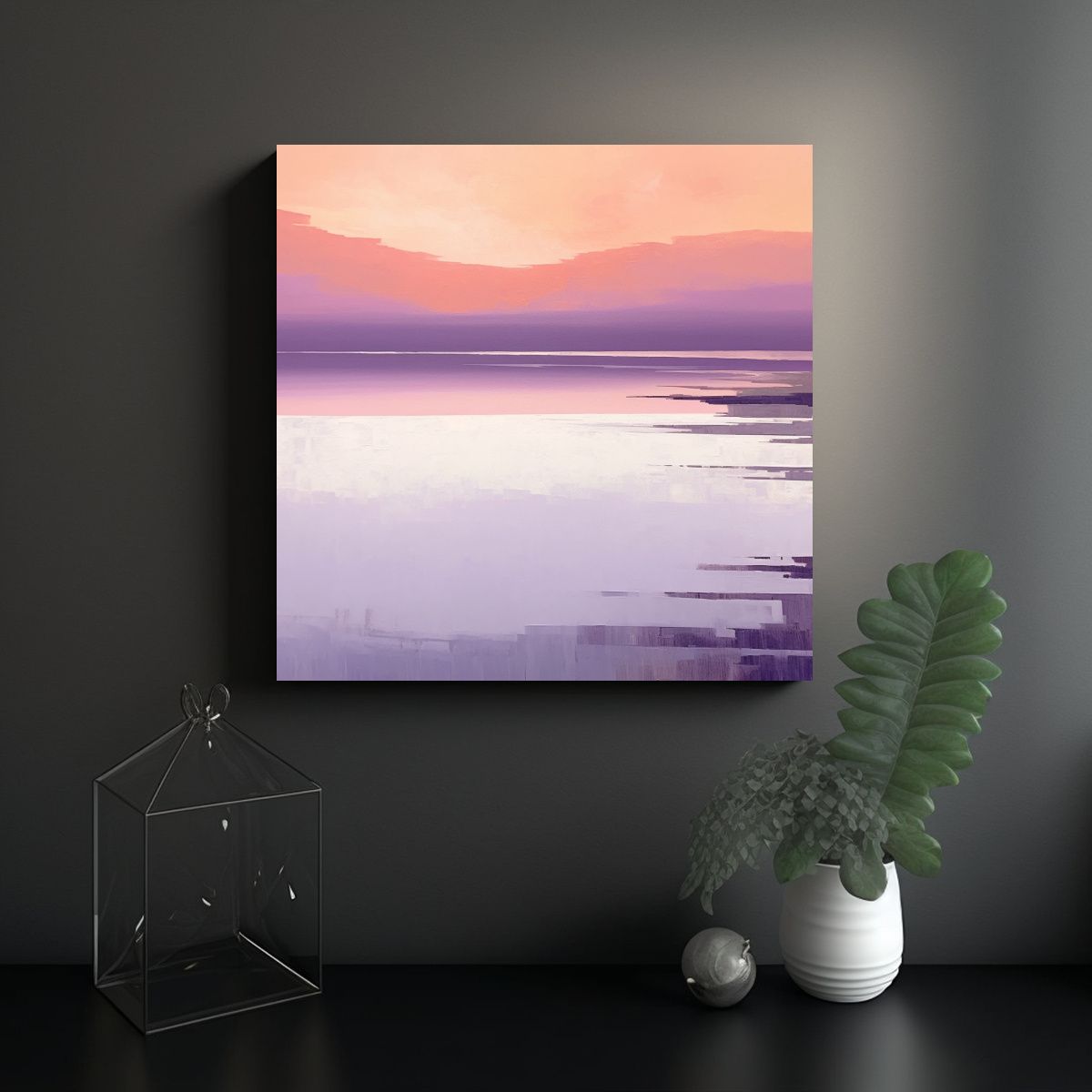 GENERICO - Obra Arte Serigrafía Expresando Minimalismo 60x60 Cm