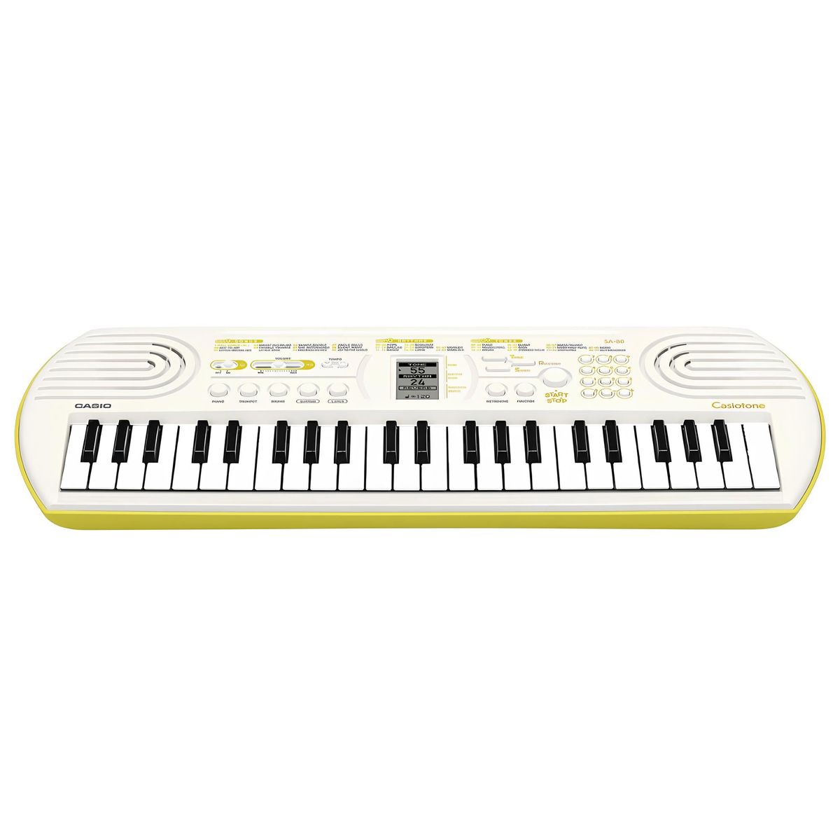 CASIO - Teclado Sa-80 Blanco - Blanco