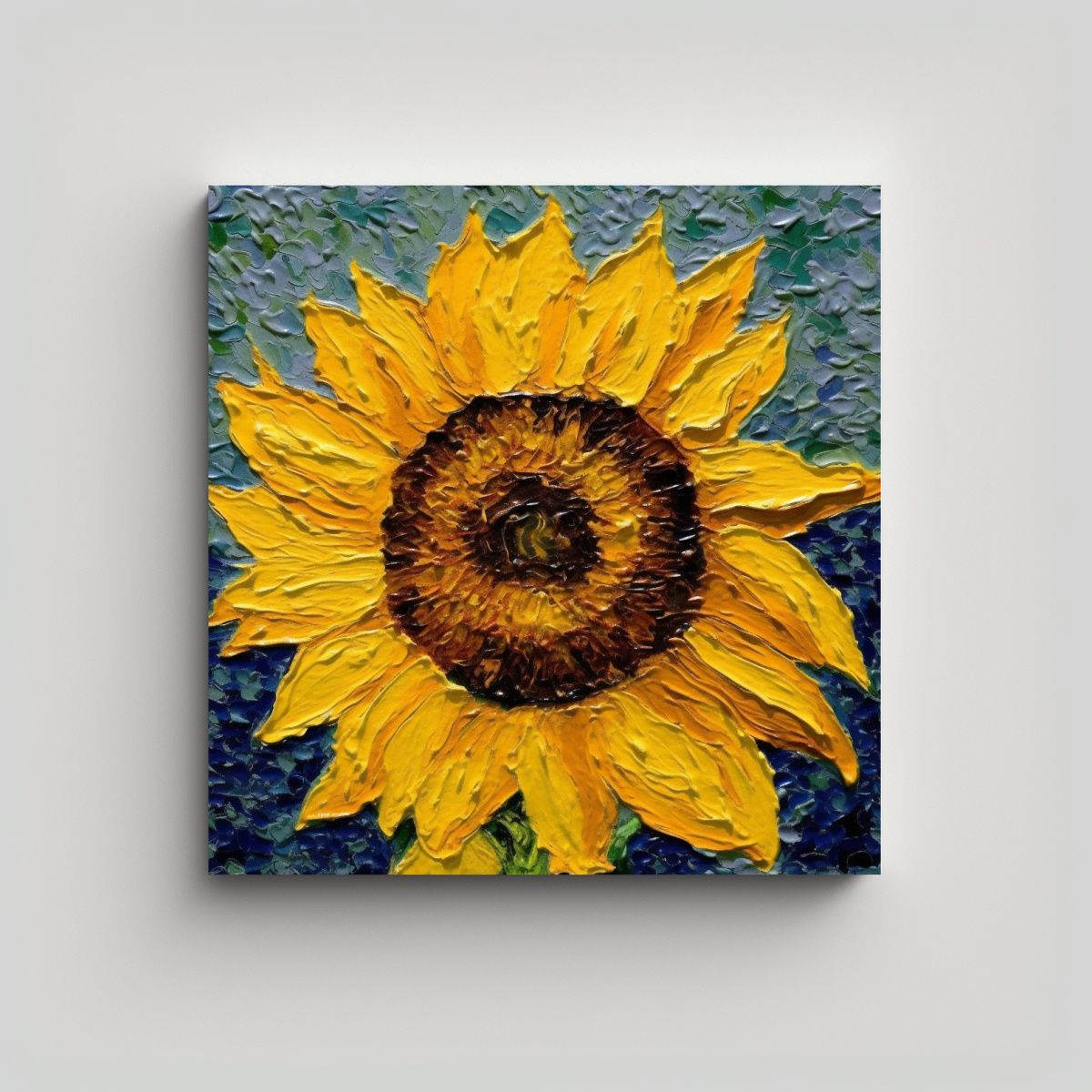 GENERICO - Pinturas Decorativas De Girasol Estilo Van Gogh 60x60 Cm