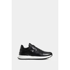 VELEZ - Vélez Zapatilla Tenis Cooper 3 Cuero Hombre Spoiler Negro