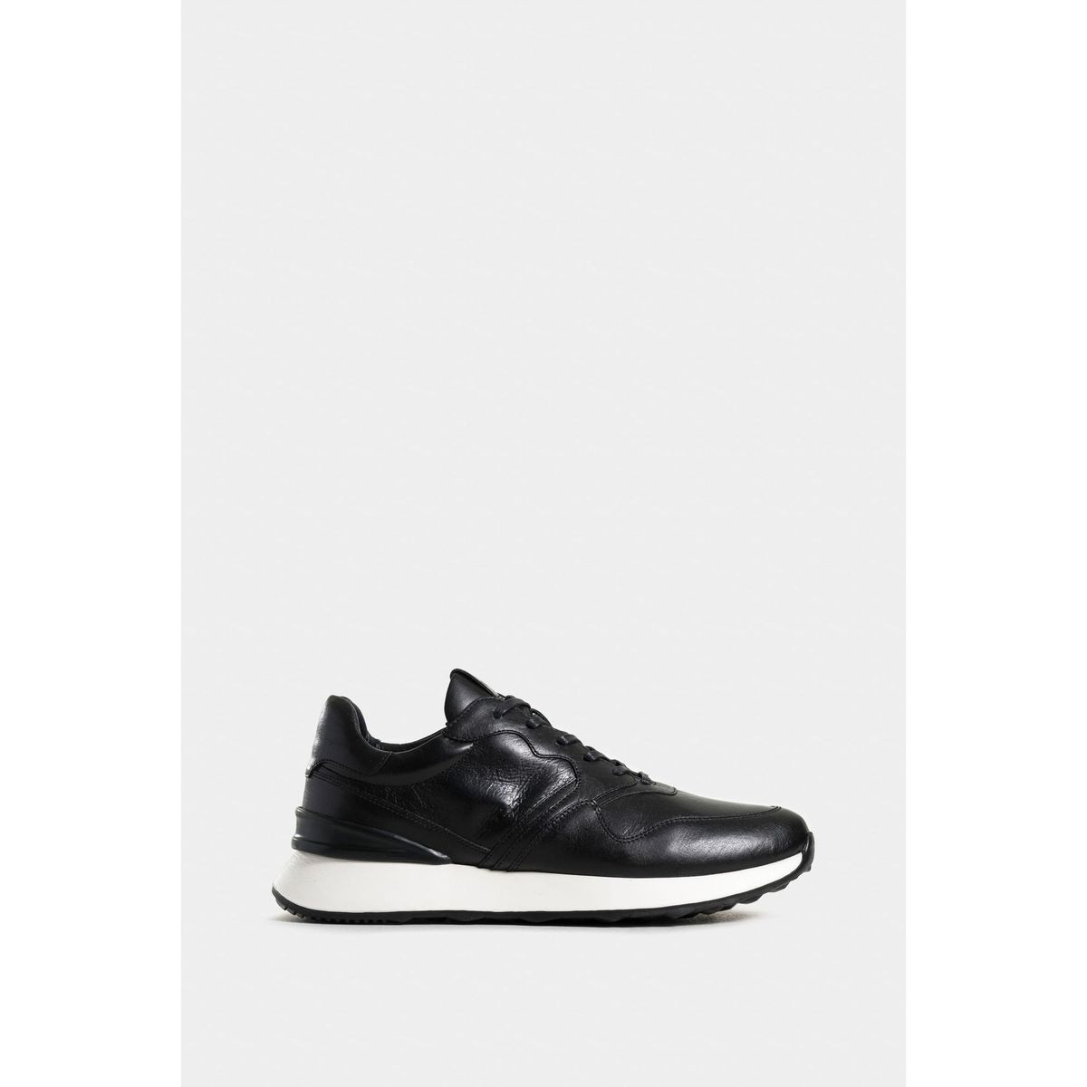VELEZ - Vélez Zapatilla Tenis Cooper 3 Cuero  Hombre Spoiler Negro