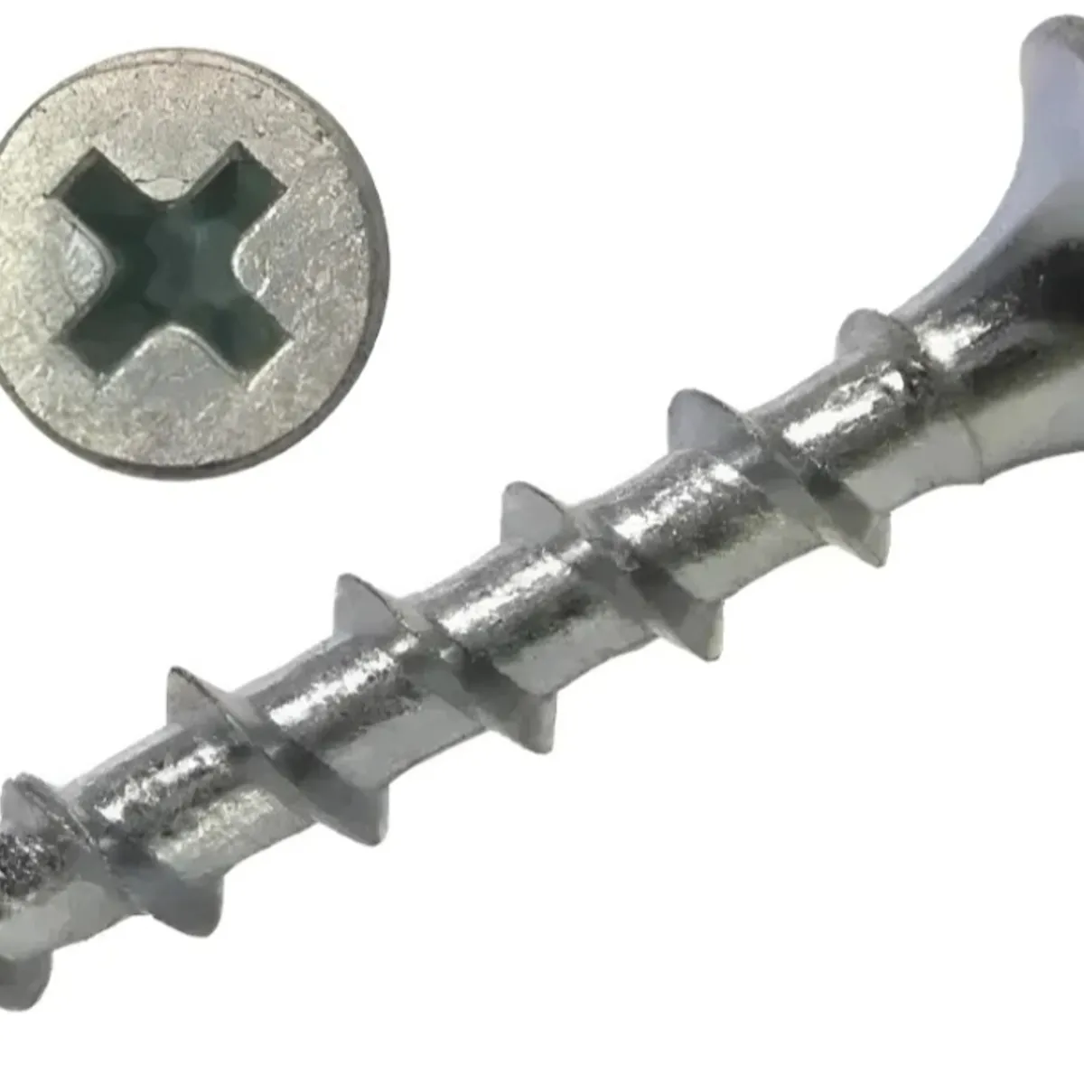 GENERICO - Tornillo CRS Volcanita 6X5/8 Zincado 100 unidades