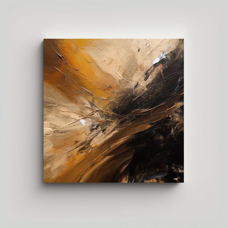GENERICO - Cuadros Abstractos Con Hermoso Efecto Visual En 60x60 Cm