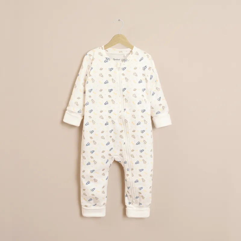 OPALINE - Pijama Bebé niño Blanco 39979 Opaline