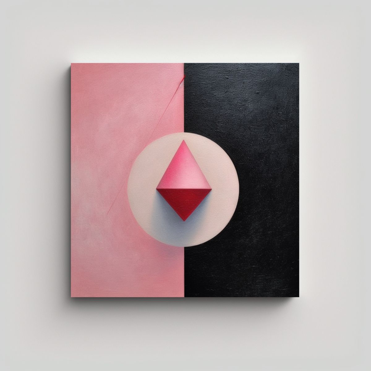 GENERICO - Cuadro Tela Canvas Minimalismo Armonía 60x60 Cm.