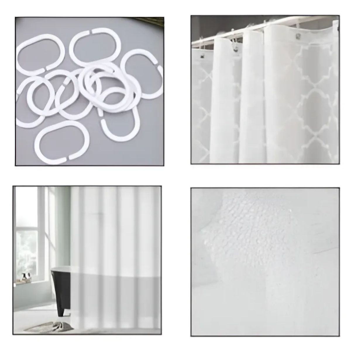 GENERICO - Cortina de Baño Estampado