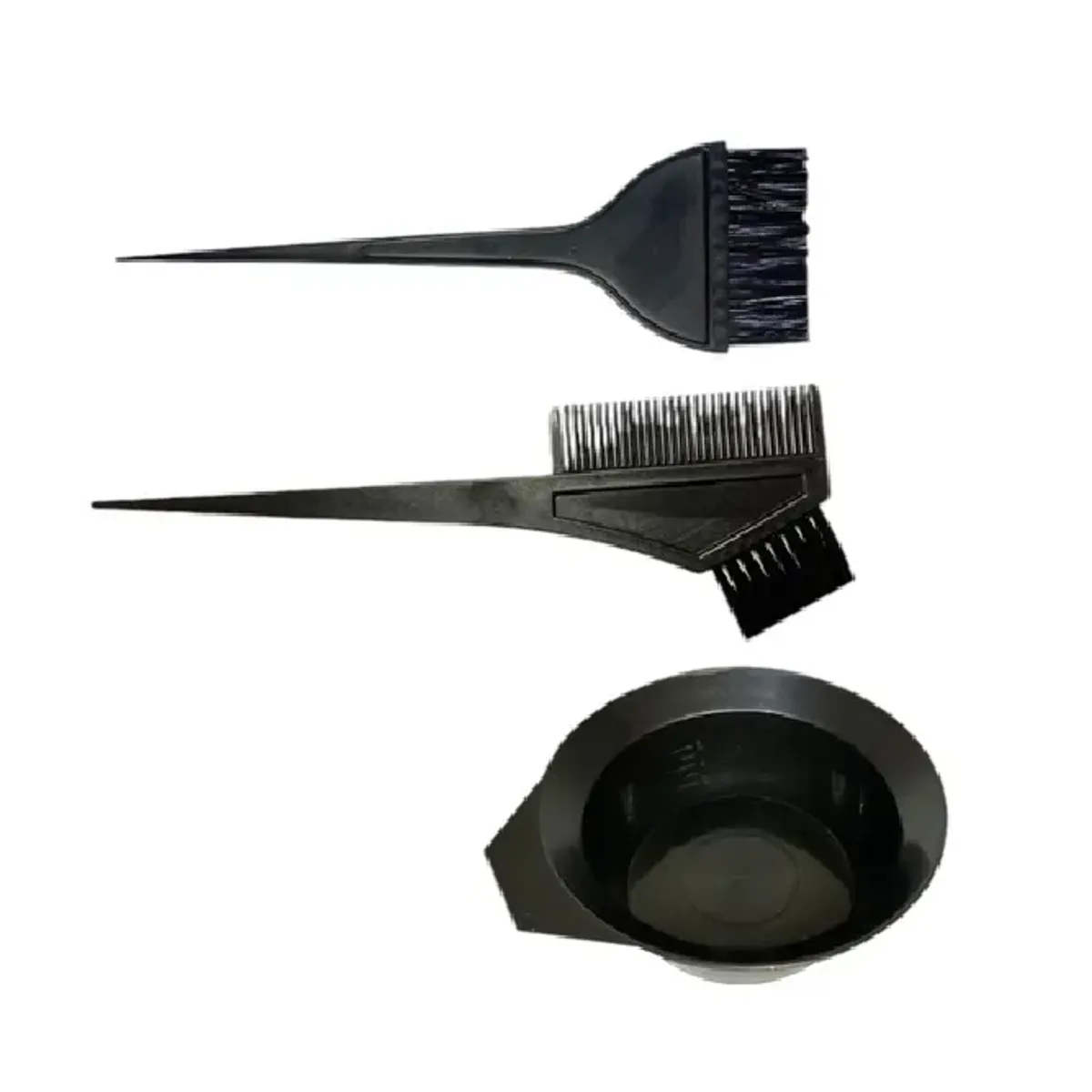 GENERICO - Kit Set Peluqueria Bowl Brochas Peine Para Tintura