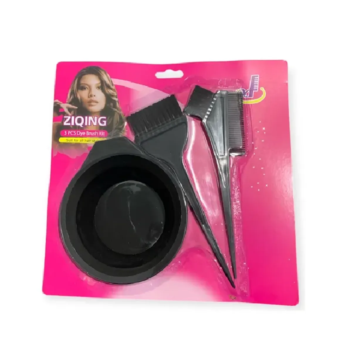 GENERICO - Kit Set Peluqueria Bowl Brochas Peine Para Tintura