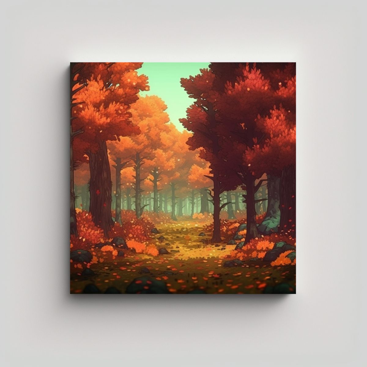 GENERICO - Pinturas Decorativas Nivel Bosque De Arce De Alta 60x60 Cm