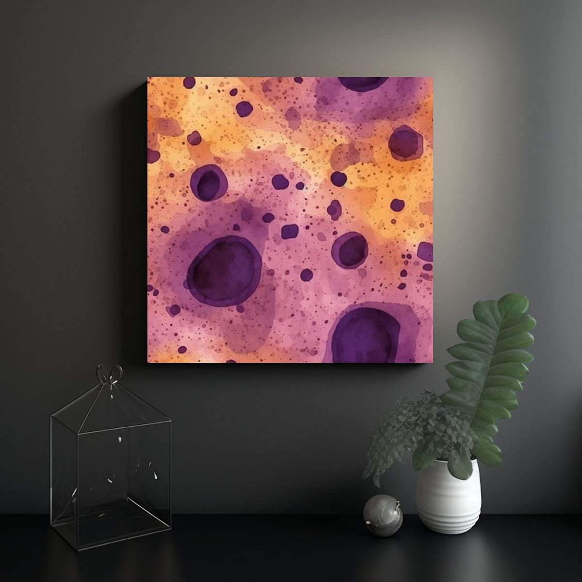 GENERICO - Pinturas Decorativas Con Textura De Agujero De 60x60 Cm