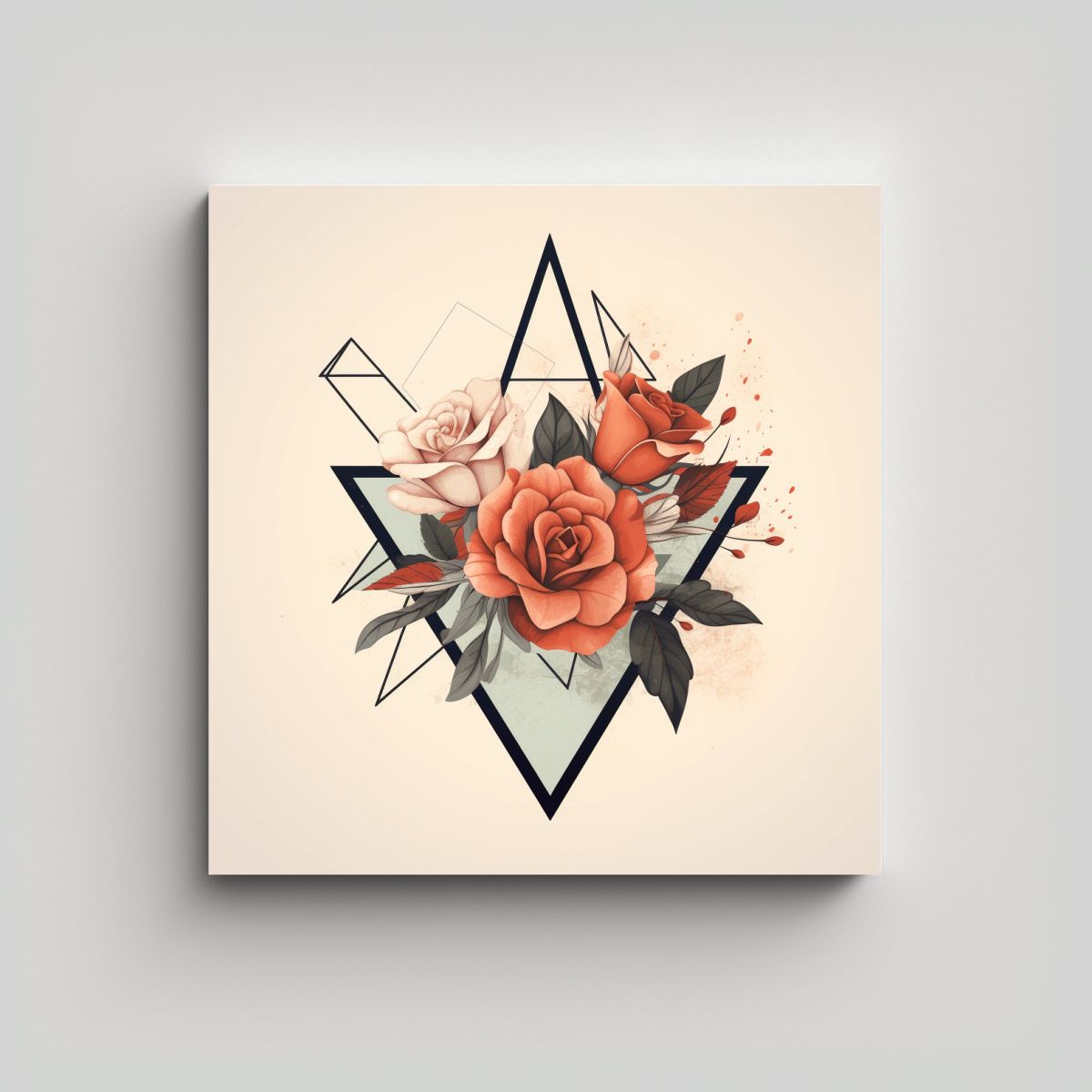 GENERICO - Diseño Profesional De Camiseta Rosa En Tela De 60x60 Cm