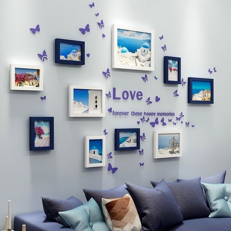 GENERICO - Marcos Foto Decorativos Pared 10 Piezas Diseño Moderno