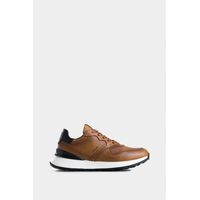 Vélez Zapatilla Tenis Cooper 3 Cuero Hombre Spoiler Brandy