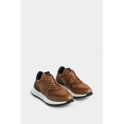 Imagen 2 del producto Vélez Zapatilla Tenis Cooper 3 Cuero Hombre Spoiler Brandy