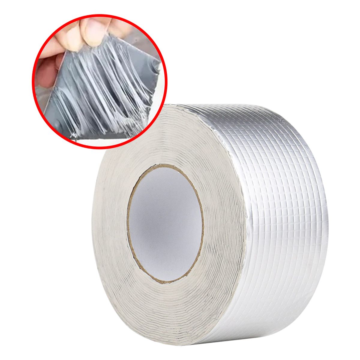 GENERICO - Cinta Tapagotera Impermeable de Butilo 50mm Ancho x 5 mts Largo - TGO