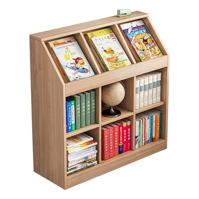 GENERICO - Estantería Infantil Organizador 3 Niveles Marrón Claro