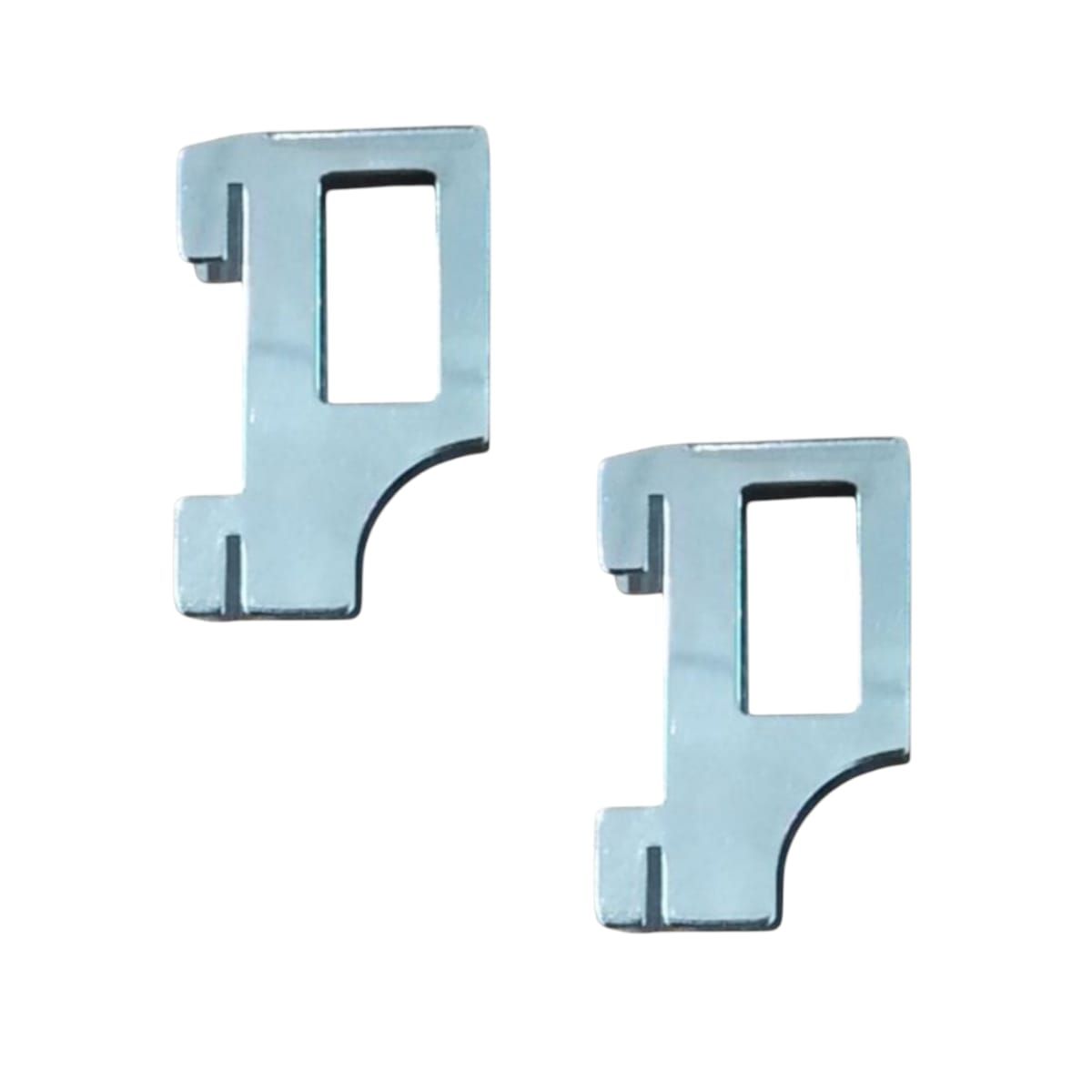 GENERICO - Pack 2 Soportes para Rieles de Metal Gms