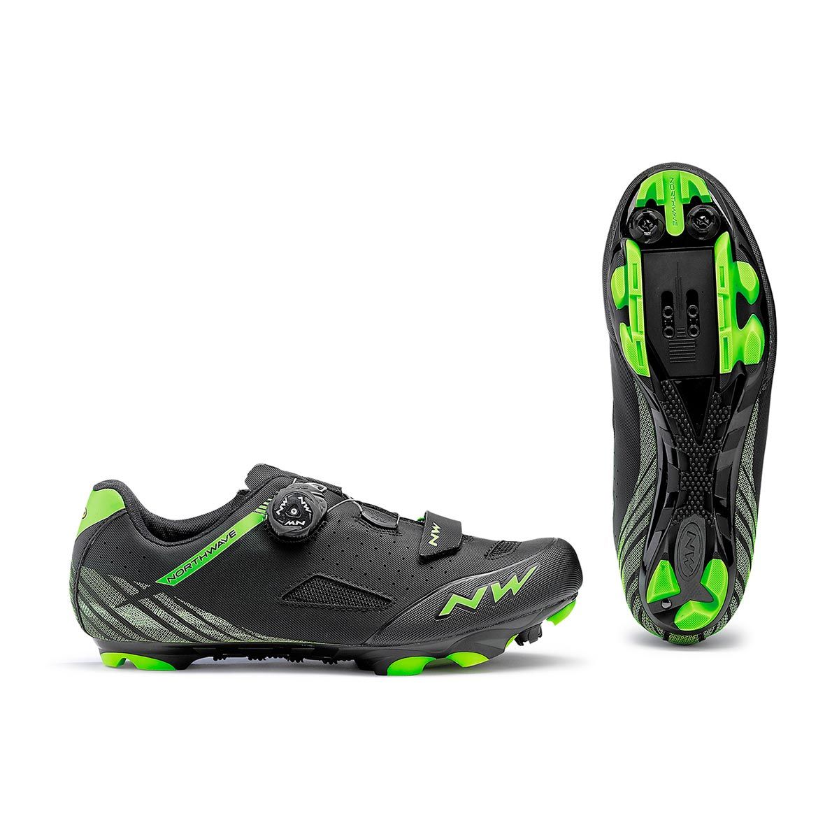 360 - Zapatilla Ciclismo Mtb Northwave® Origin Plus Blackgreen
