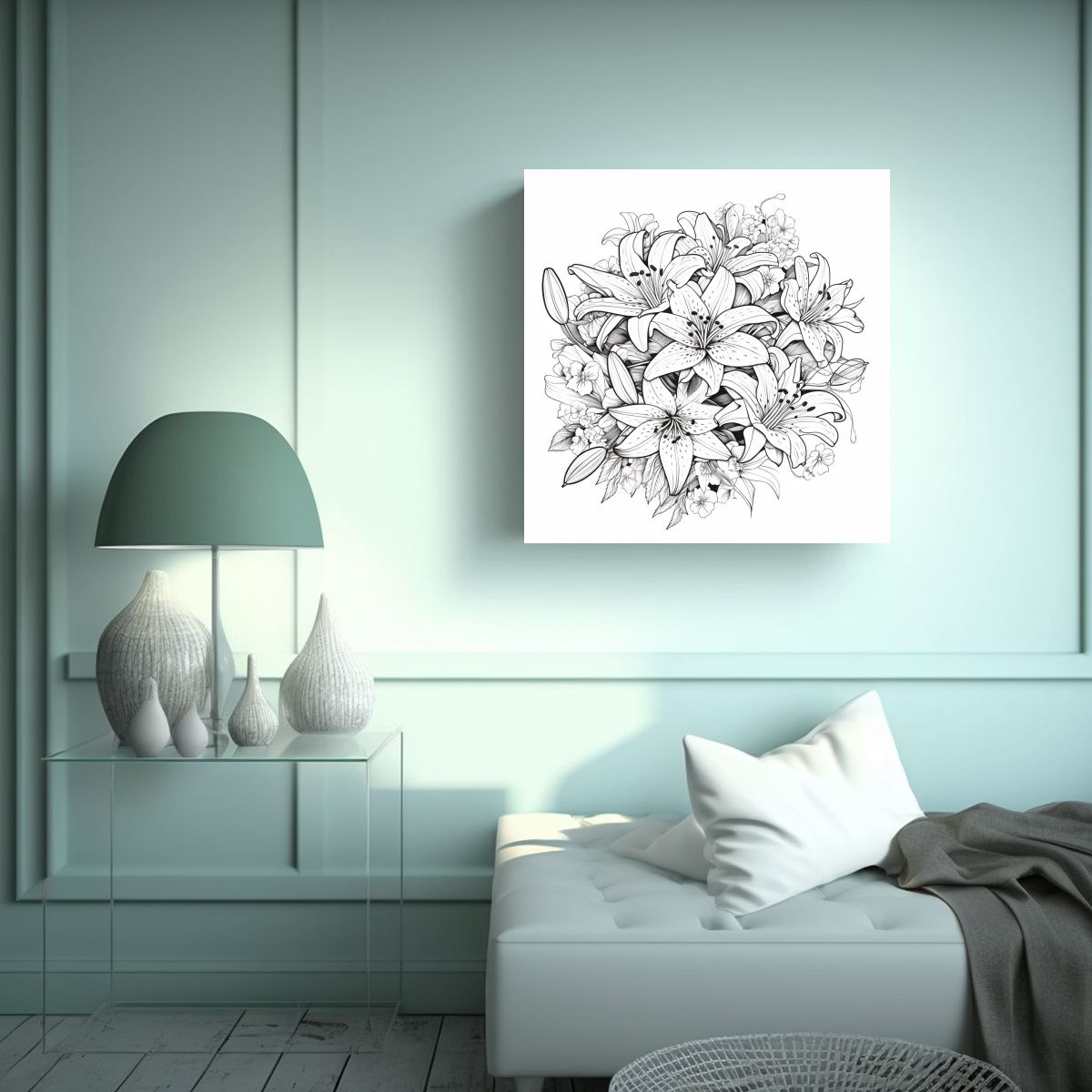 GENERICO - Arte De Pared Moderno Full Color Con Estilo Libro 60x60 Cm.