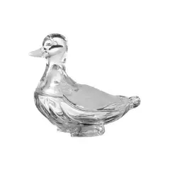 CARIBEE - Bombonera Azucarero Caramelera Vidrio Cristal