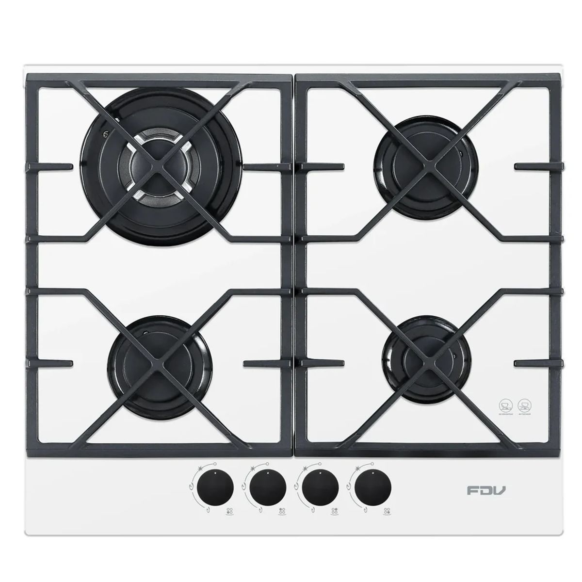FDV - Encimera a gas FDV Signature white 60 4Q GN