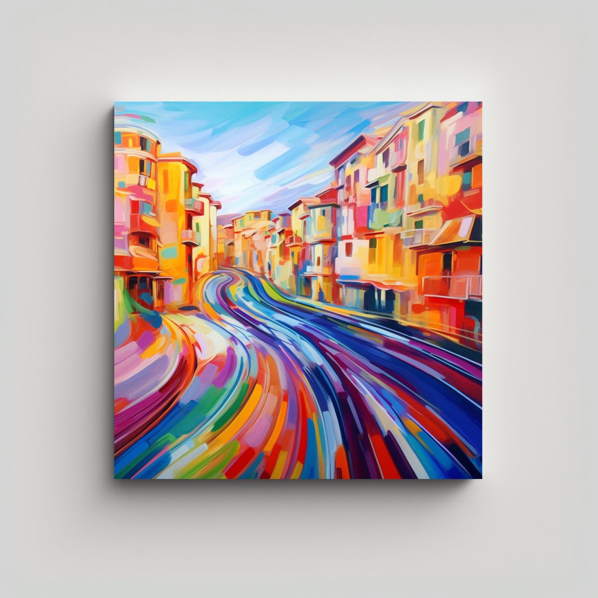 GENERICO - Cuadros Decorativos Arte Estilo Galería 60x60 Cm