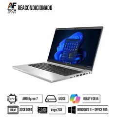 HP - Notebook Probook 445 G8 Ryzen 7 Power (Win11 - Office365) Reacondicionado