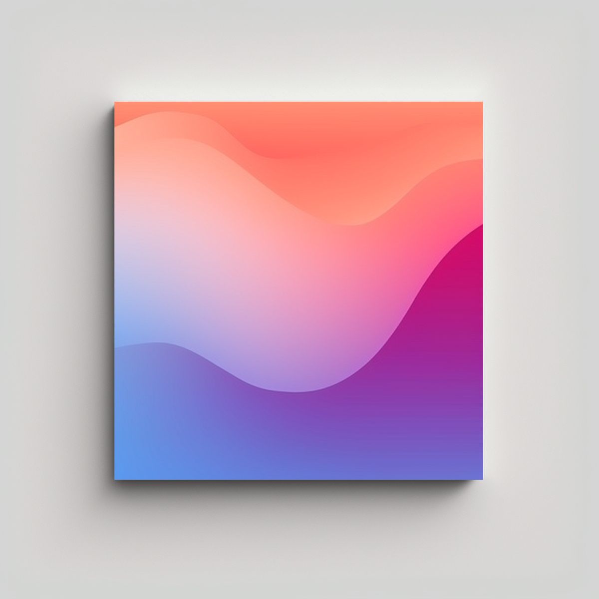 GENERICO - Cuadro De Fantasía En Lienzo Abstracción De 60x60 Cm