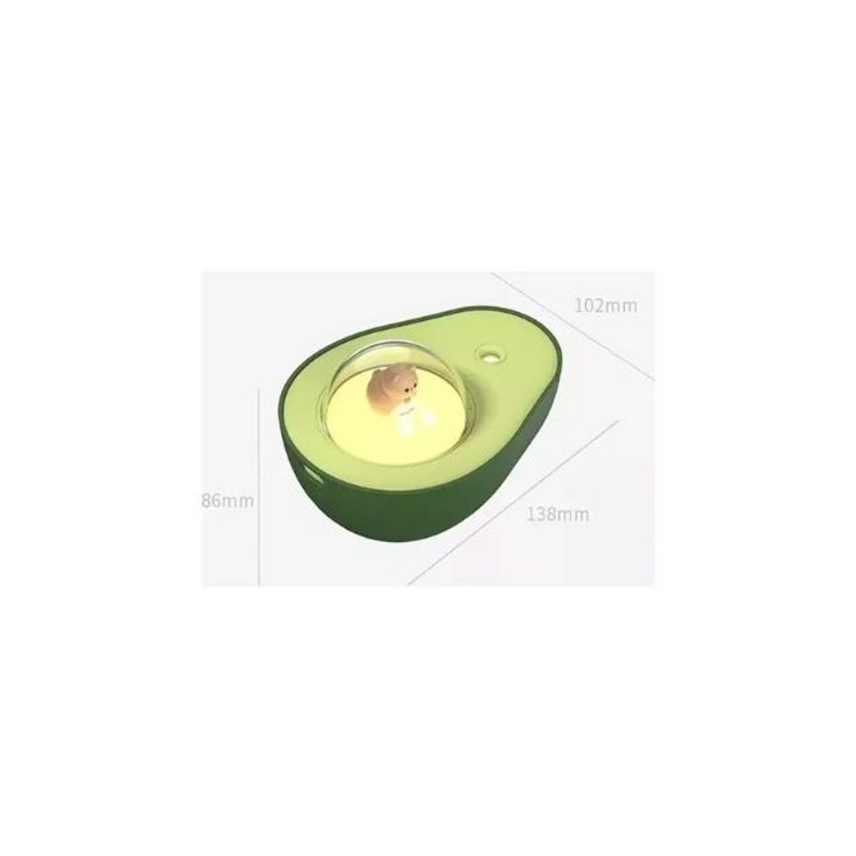 GENERICO - Humificador Palta Inalambrico Para Hogar + Esencias