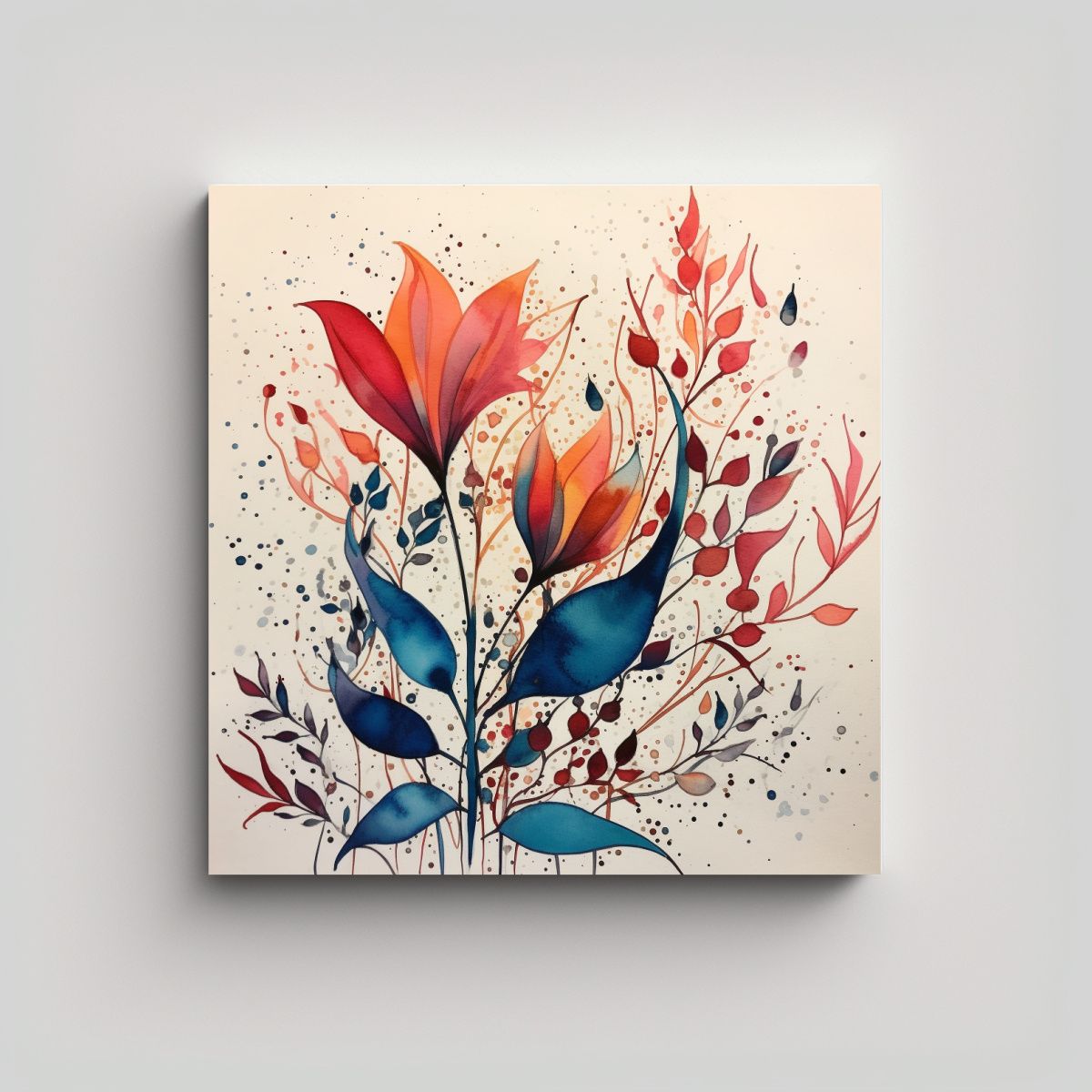 GENERICO - Cuadro Bohemio Minimalista Composición 60x60 Cm