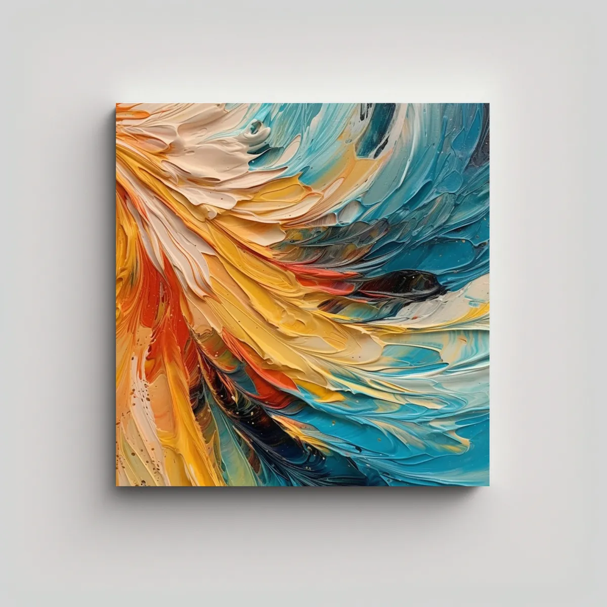GENERICO - Obra De Arte En Lienzo Con Estilo Elevado Para 60x60 Cm