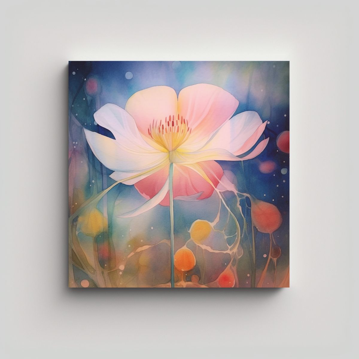 GENERICO - Cuadro Armonioso De Estilo Studio Ghibli En 60x60 Cm.