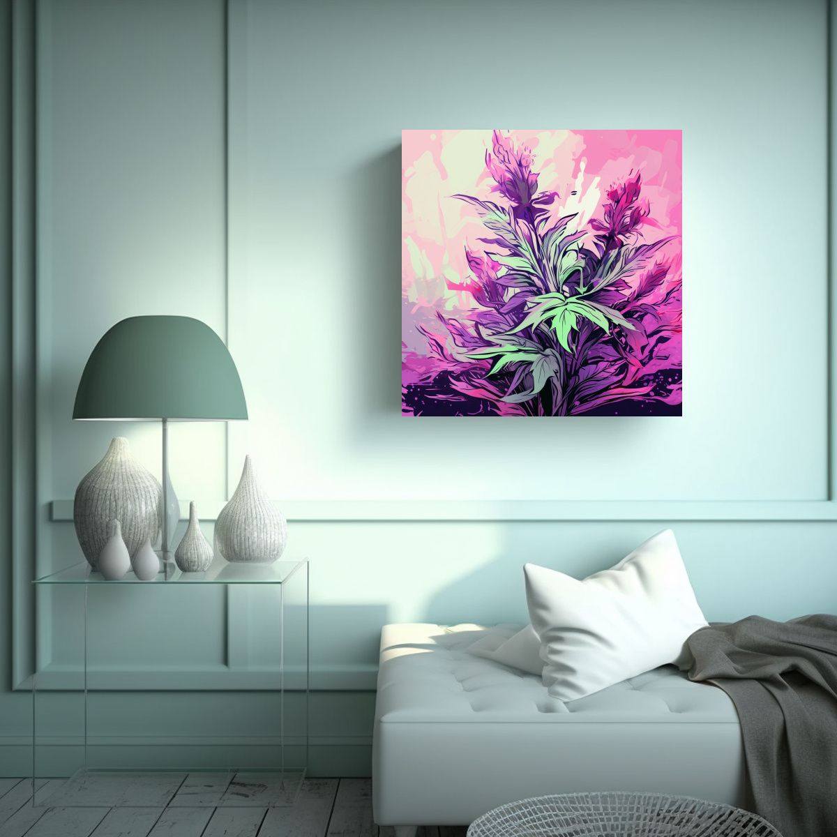 GENERICO - Arte Calidoso Pinturas Decorativas En Tonos 60x60 Cm.