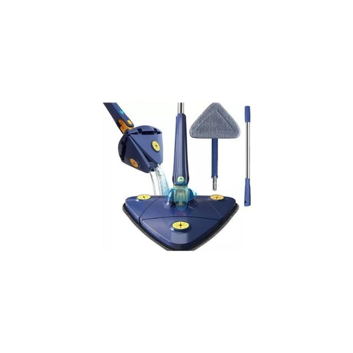 GENERICO - Mopa Trapeador Gira 360° Triangular Escurridor Automatico Xl