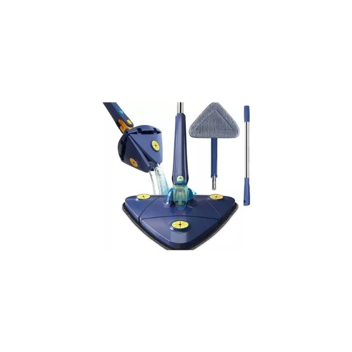 GENERICO - Mopa Trapeador Gira 360° Triangular Escurridor Automatico Xl