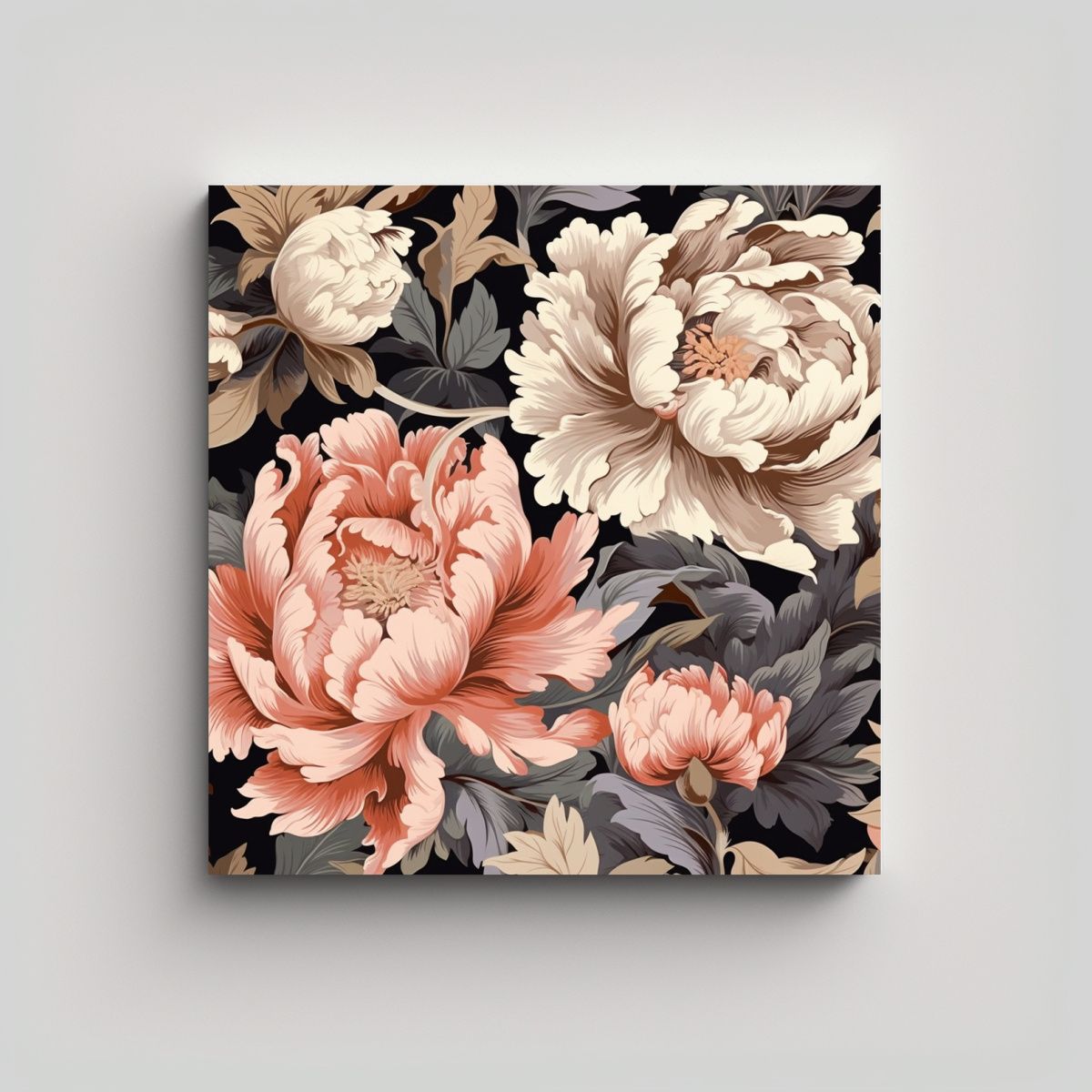 GENERICO - Armonía Cromática En Patrón Opulento De 60x60 Cm.