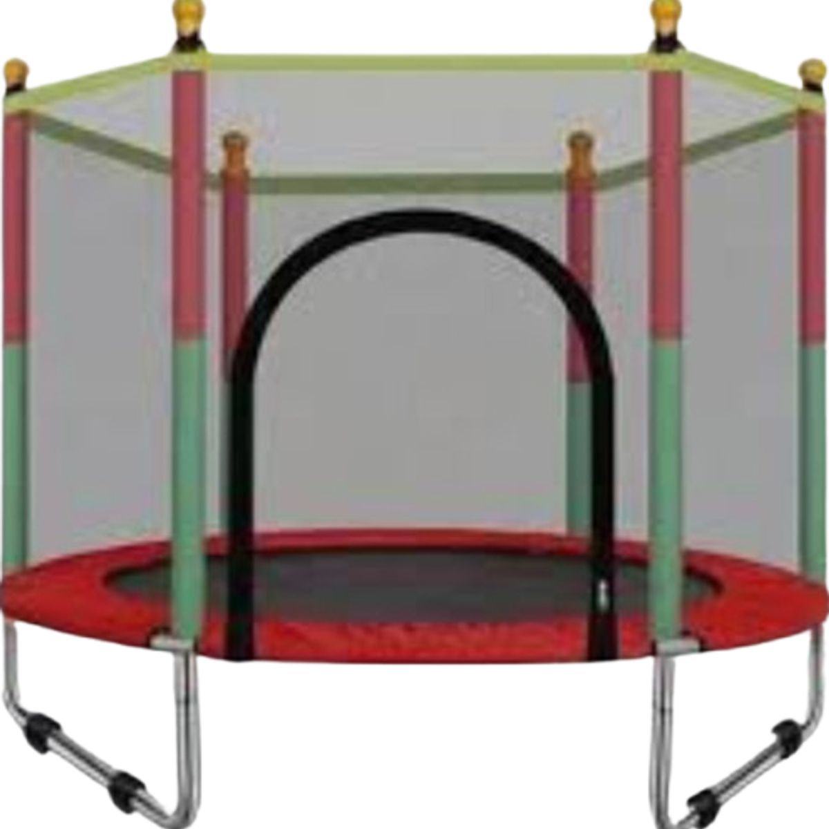 GENERICO - Cama elastica Trampolin Para Niños Rojo 120X110