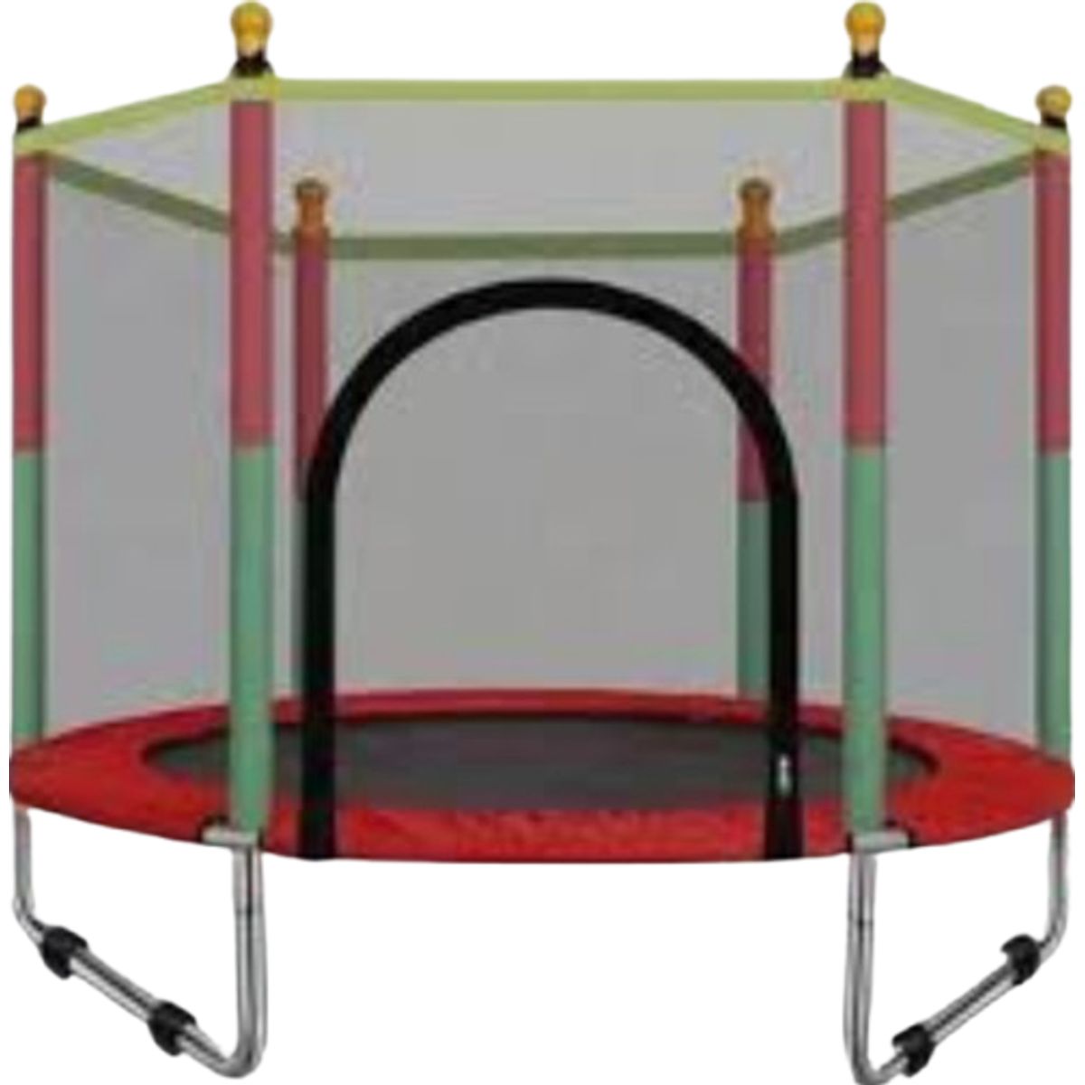 GENERICO - Cama elastica Trampolin Para Niños Rojo 120X110
