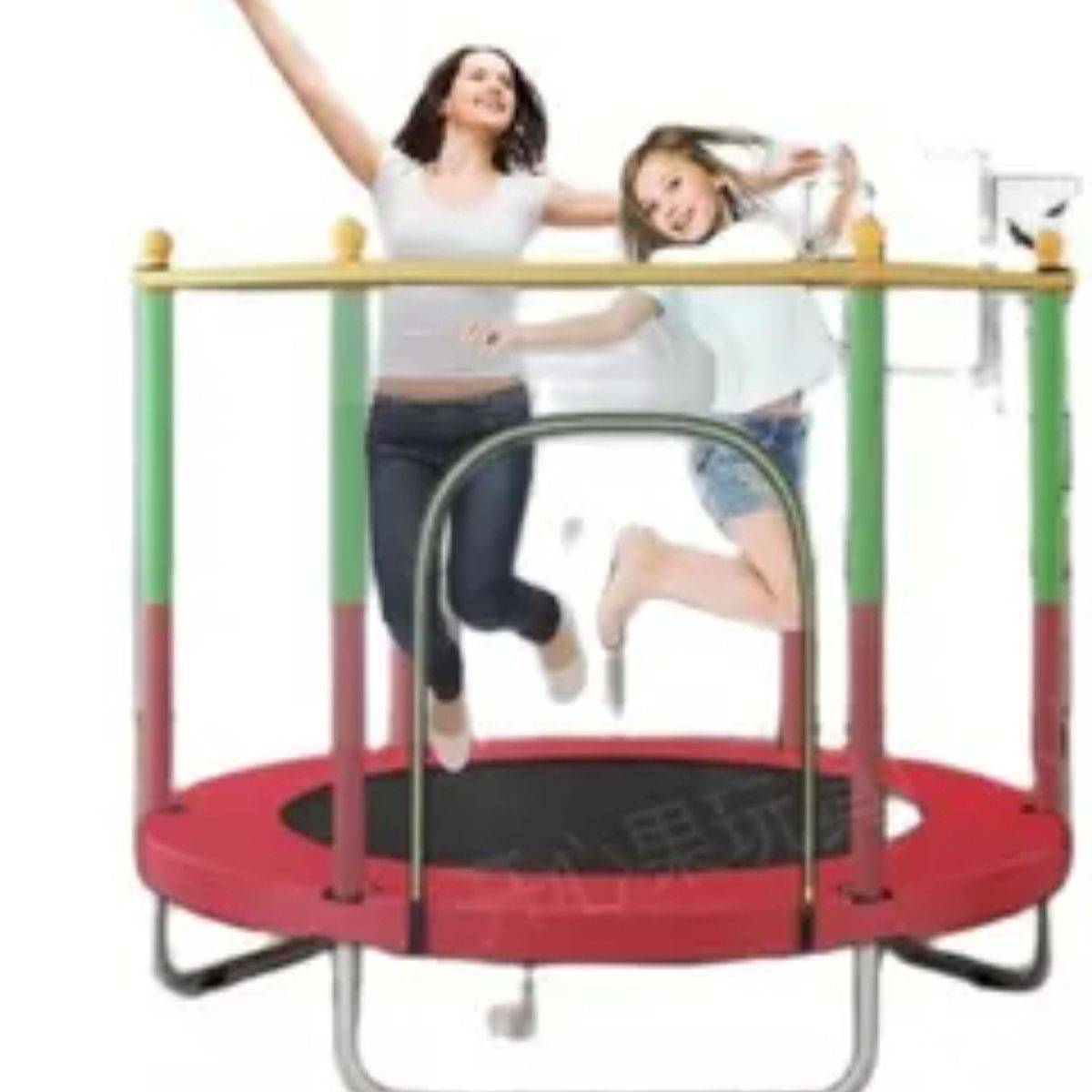 GENERICO - Cama elastica Trampolin Para Niños Rojo 120X110
