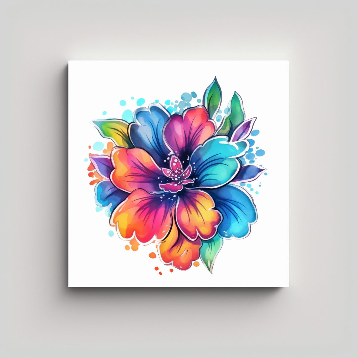 GENERICO - Cuadro De Diseño Fantástico Con Detalles De 60x60 Cm