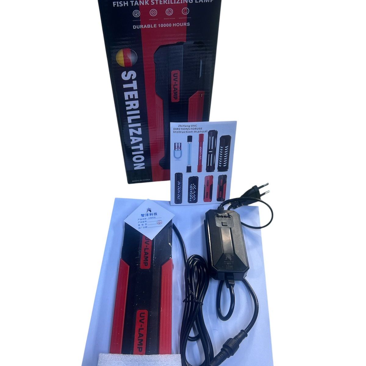 GENERICO - Lampara Desinfectante Virus Bacterias Uv Peceras 15w Zy-uv7